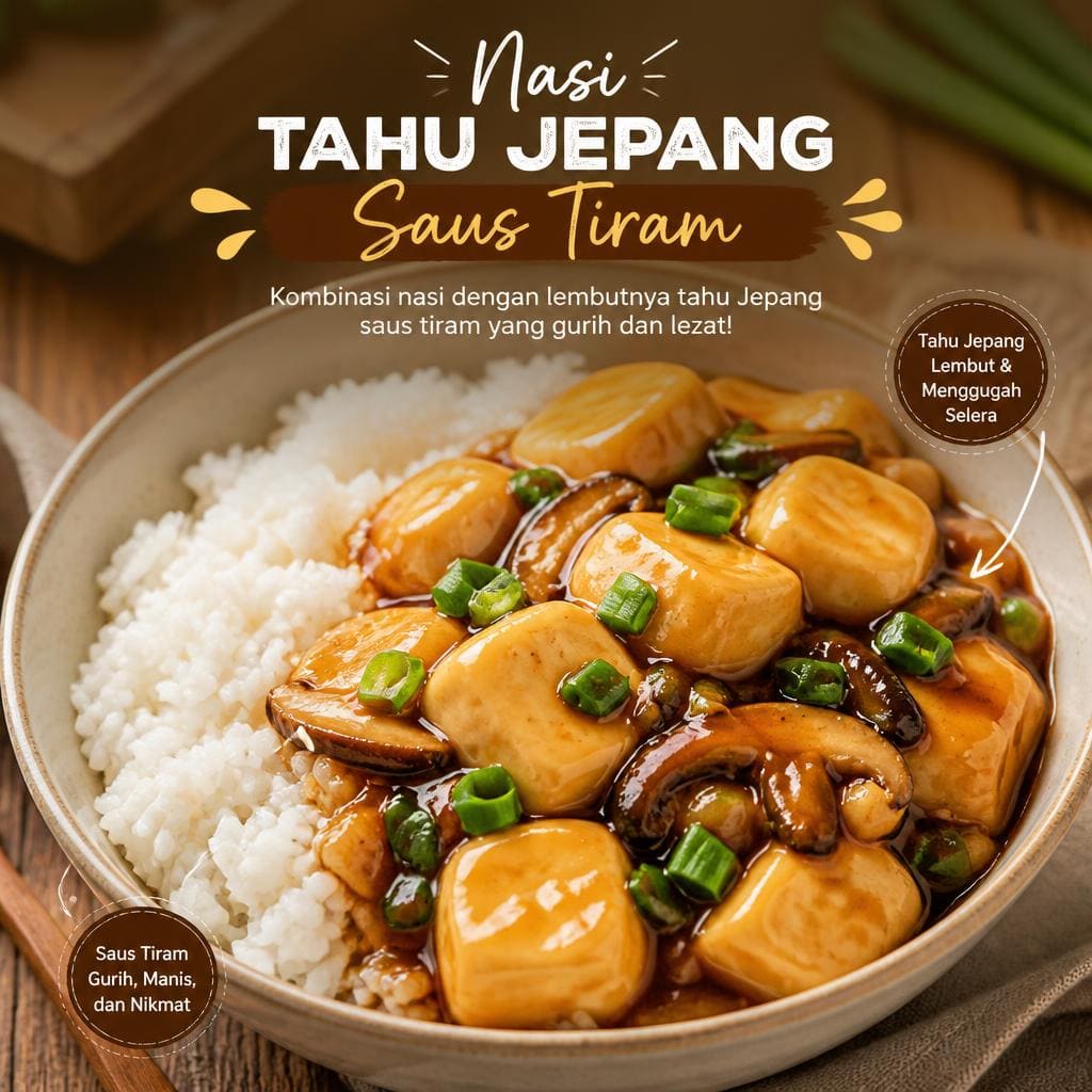 Nasi Tahu Jepang Saus Tiram D’ Cost Seafood